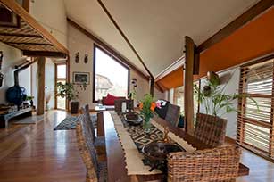 Interior Bungalow with view